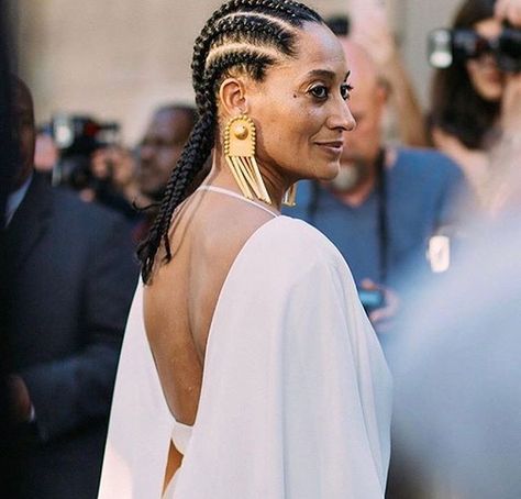 Tracee Ellis Ross rockin cornrows #blackhairstyles Hair Colorful, Tracee Ellis Ross, Haircut For Older Women, Cornrow, Cornrow Hairstyles, Short Haircuts, Short Hair Cuts For Women, Afro Hairstyles, Black Girls Hairstyles