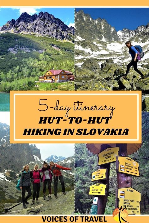 Slovakia Travel, Hiking Couple, Travel Language, High Tatras, European Travel Tips, Mountain Huts, Tatra Mountains, Europe Trip Itinerary, Backpacking Europe