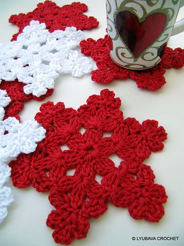 Coasters Free Pattern, Snowflake Coaster, Jungkook Gif, Crochet Snowflake, Crochet Coasters Free Pattern, Gorgeous Crochet, Crochet Snowflake Pattern, Crochet Xmas, Crochet Coaster Pattern