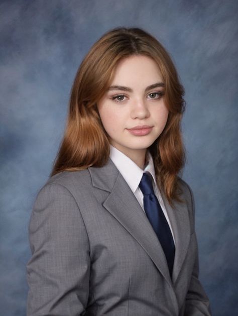 School Yearbook Photos Aesthetic, Student Photoshoot Photo Ideas, Formal Portrait Photography, Yearbook Style Graduation Pictures, Pretty School Pictures Yearbook, School Portraits Ideas, Year Book Photoshoot Ideas, Yearbook Pictures Aesthetic, Student Photoshoot