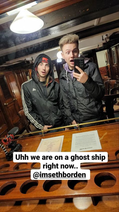 Seth Borden Wallpaper, Seth Borden, Ghost Hunter, Ghost Ship, Ghost Hunters, Ghost Hunting, Sam And Colby, Colby, Youtubers