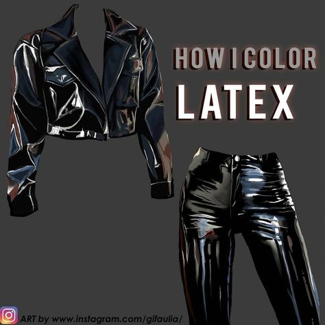 Jacket Drawing, Draw Tutorial, Pants Drawing, Leather Tutorial, Free Brushes, Brushes Procreate, Fabric Drawing, Fashion D, Black Leather Pants