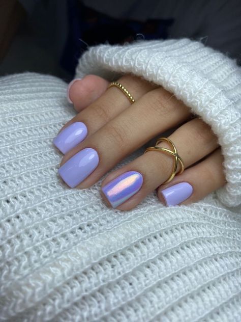 Spring Nails Solid, Nails Solid Color, Nails Solid, Trendy Shades, Lilac Nails, Cute Gel Nails, Shellac Nails, Minimalist Nails, Classy Nails