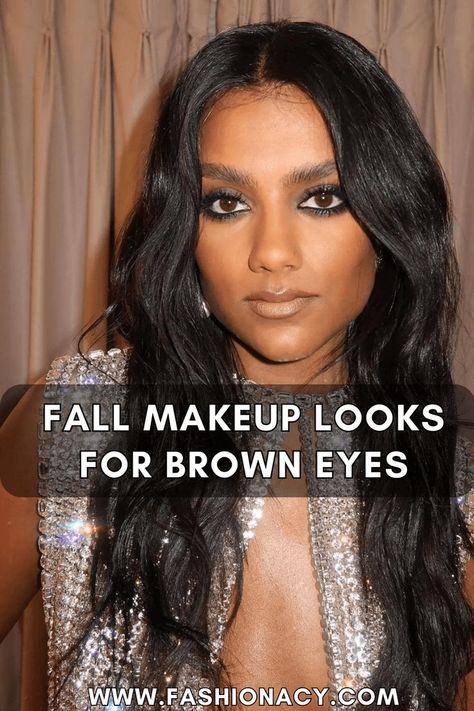 Fall Makeup Looks For Brown Eyes Makeup Looks Ideas, Fall Makeup Trend, Beautiful Brown Eyes, Fall Makeup Looks, Beauty Games, Makeup Looks For Brown Eyes, Cinnamon Spice, Autumn Beauty, Fall Makeup