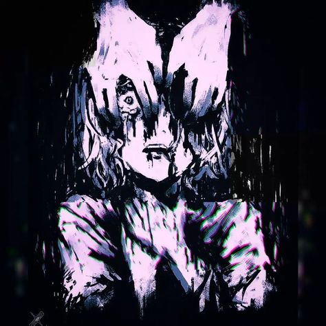 Cannibalcore Art, Cutegore Art, Breakcore Pfp, Break Core, Creepy Core, Dark Art Illustrations, Scary Art, Glitch Art, Creepy Art