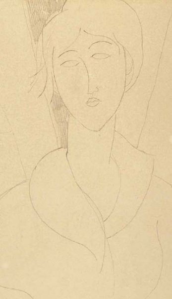 Amedeo Modigliani (It, 1884-1920) - Young girls - pencil Art 2022, Art Concepts, Amedeo Modigliani, Drawing Studies, Fine Art Drawing, Drawing Artist, Drawing Prints, Rembrandt, Old Art