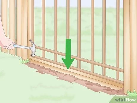 How to Stop a Dog from Digging Under the Fence: 8 Steps No Dig Dog Fence Ideas, No Dig Fence Dogs, Fence Edging Ideas For Dogs, Dog Digging Under Fence, Anti Dig Dog Fence, How To Keep A Dog From Digging, Keep Dogs From Digging Under Fence, Diy Garden Fence To Keep Dog Out, Prevent Dogs From Digging Under Fence