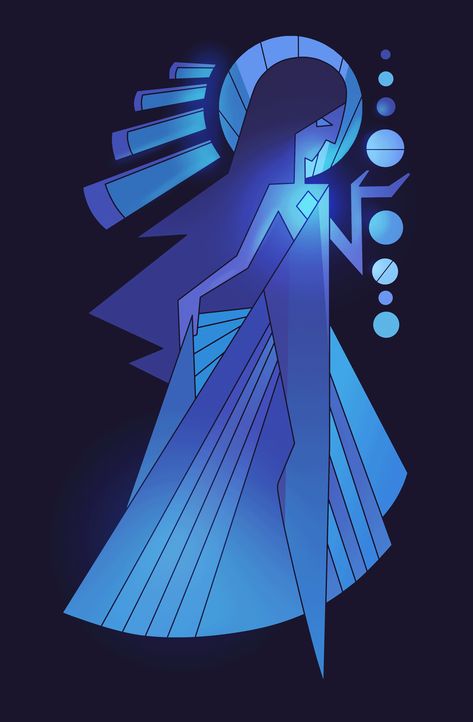 Blue Diamond mural Steven Universe Figures, Diamante Azul Steven Universe, Sketch Mouth, Blue Diamond Su, Steven Universe Background, Diamond Steven Universe, Blue Diamond Steven Universe, Steven Universe Diamond, Steven Universe Wallpaper