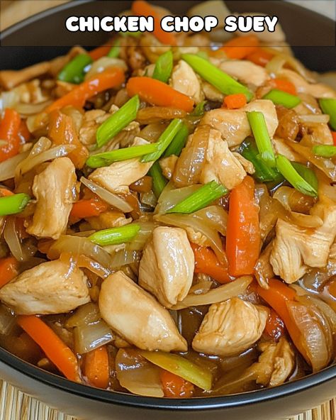 Flavorful Chicken Chop Suey: A Classic Stir-Fry Delight Chicken Chop Suey Recipe, Chop Suey Recipe Chinese, Chicken Chop Suey, Chop Suey Recipe, Potato And Egg Breakfast, Sundried Tomato Chicken, Chicken Chop, Parmesan Broccoli, Chicken Chunks