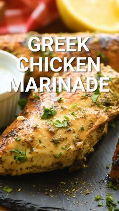 Chicken Marination Recipes, Greek Rotisserie Chicken Recipes, Authentic Greek Chicken, Greek Marinade, Greek Chicken Marinade, Grilling Chicken, Healthy Calories, Greek Recipes Authentic, Mediterranean Diet Recipes Dinners