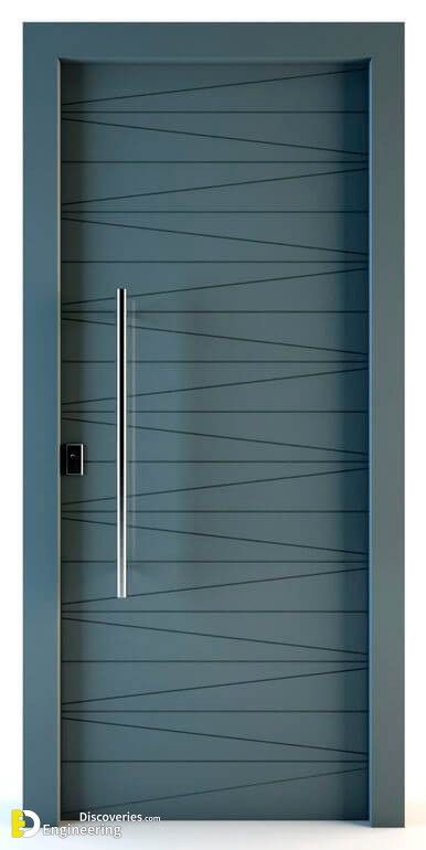 Open Door Aesthetic, Laminate Door Design, Wooden Door Decor, Door Decor Ideas, Door Aesthetic, Flush Door Design, Modern Entry Door, Modern Wooden Doors, Internal Wooden Doors