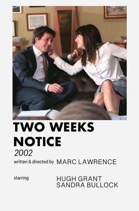 Two Weeks Notice Movie, Hugh Grant Movies, Movie Watchlist, Chick Flick Movies, Two Weeks Notice, Movie Outfits, Movie Wall, Movie To Watch List, Hugh Grant