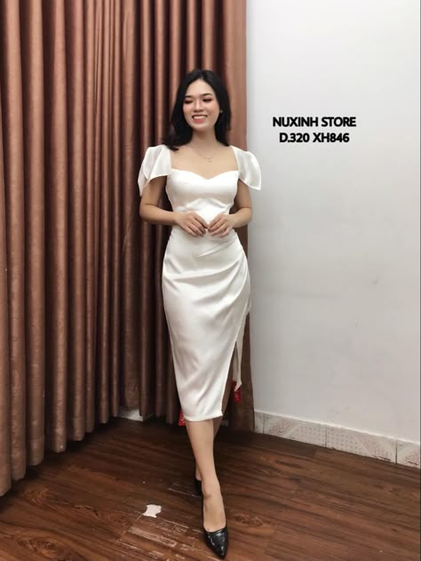 Formal Dinner Dress Classy Short, Dresses For Batch Party, White Filipiniana Dress For Graduation, Elegant Dresses For Petite Women, Classy Summer Dress Outfits, White Dress Classy Formal Long, Simple Dresses For Graduation, Part Dresses Classy, Oath Taking Outfit