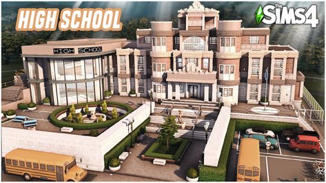 Sims 4 High Schools, The Sims 4 Private School, High School Years Sims 4 Cc, Ts4 High School Cc, High School Years Cc, Private School Sims 4, High School Cc Sims 4, Sims 4 High School Years Mods, Sims 4 School Build