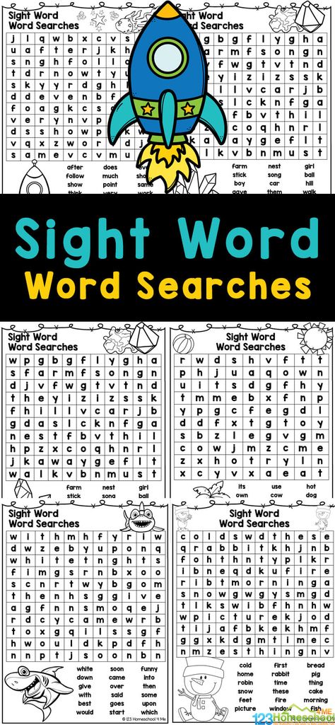 I Spy Sight Words, Fry Sight Word List, Kindergarten Word Search, Preschool Sight Words Activities, Dolch Sight Word Activities, High Frequency Words Activities, Sight Words Activities, Third Grade Sight Words, Second Grade Sight Words