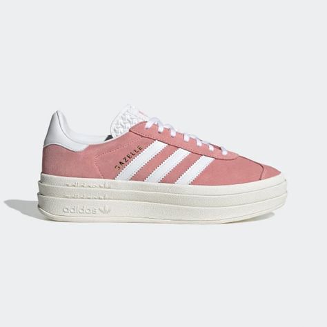 Adidas Gazelle Sneakers Trend 2023 — Harry Styles-Approved Shoes Gazelle Bold Shoes, Pink Gazelles, Adidas Gazelle Bold, Gazelle Bold, Bold Shoes, Adidas Originals Gazelle, Outfits Jeans, Women Platform Shoes, Sneakers Adidas