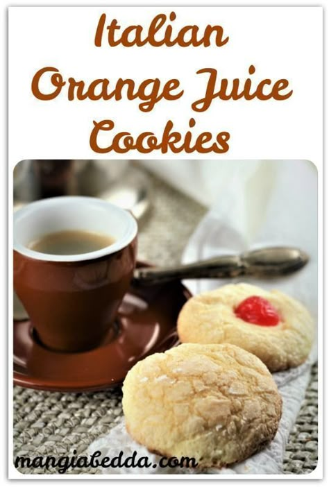 Orange Juice Cookies, Cookie Crackers, Mangia Bedda, Italian Baking, Cookies Italian, Italian Biscotti, Italian Sweets, Italian Cookie, Italian Christmas Cookies