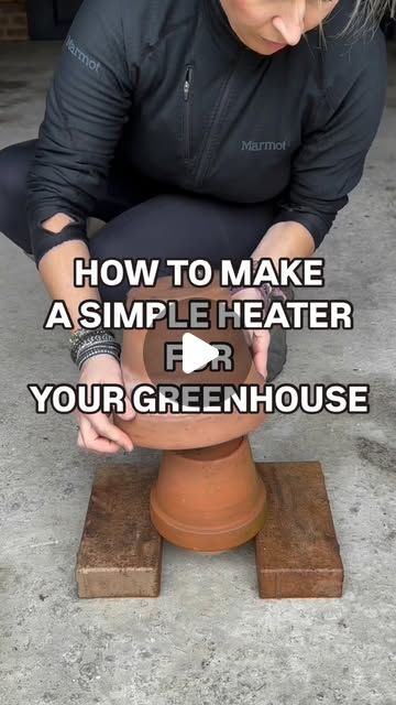 Anya Lautenbach on Instagram: "Follow @anya_thegarden_fairy 
HOW TO MAKE A TERRACOTTA POT HEATER FOR YOUR GREENHOUSE

! NOT SUITABLE FOR INDOORS! 
Our greenhouses keep so much love and happiness inside them over winter, but unheated greenhouses aren’t frost free and our seedlings are at danger at night. You don’t need much heat, temperature just above 0°C is enough to safely store your precious seedlings over winter and clay pot heaters will be enough to create that extra heat without spending any extra money. 
ALL YOU NEED IS
🧚🏻 Two bricks
🧚🏻 Two clay pots in two sizes
🧚🏻 A candle 
Night frost can damage or even kill your tender seedlings and extra care is definitely needed. 

You don’t need a heater every night, just keep checking weather forecast and if you know there’ll be frost Terra Cotta Heater, Building Greenhouse, Greenhouse Heaters, Heating A Greenhouse, Winter Greenhouse, Boho Background, Candle Night, Greenhouse Plants, Small Greenhouse