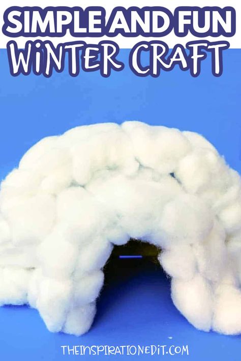 Igloo Crafts For Toddlers, Preschool Igloo Craft, Arctic Crafts, Igloo Craft For Kids, Igloo Diy Cardboard, Antarctica Crafts For Kids, Igloo Template, How To Make An Igloo For School Project, Build An Igloo