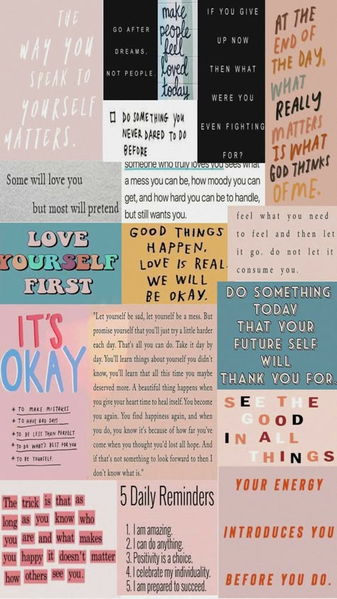 Wallpaper Summer Collage, Motivational Quotes Collage, Affirmative Wallpaper, Manifestation Wallpapers, Summer Collage Wallpaper, Wallpapers Motivation, Positive Lockscreen Aesthetic, Summer Mood Board, Tomorrow Quotes