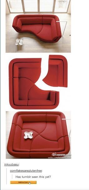 I want this couch Bedroom Headboards, Red Couch, Cool Couches, Kitchen White, Bedroom Desk, Work Spaces, Interior Kitchen, Ligne Roset, Decor Minimalist