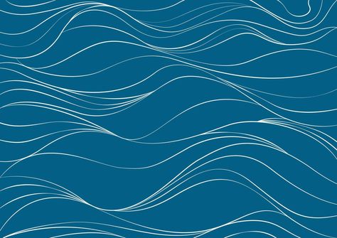 Abstract texture Background template of water, sea, aqua, ocean, river, or mountain. doodle wavy line curve linear wave free form repeat Pattern stripe Ripple. flat vector illustration design Mountain Doodle, Sea Texture, Ocean Texture, Watercolour Texture Background, Waves Vector, Water Abstract, Wave Illustration, Pixel Art Background, Water Illustration