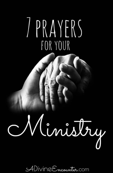 Whether you serve in your church or community, it's important to cover your ministry in prayer. Consider offering to the Lord these 7 prayers for ministry. Scripture Board, Christian Mentoring, Intercession Prayers, Praying Scripture, Bible Basics, Faith Messages, Prayer Stations, Prayer Points, Prayer For Church