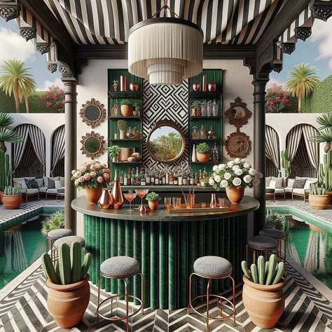 🇲🇽 To Celebrate one of my FAVORITE events in our Hometown: My @gilherrera twist of Modern Mexican Hacienda Outdoor Living with a Tulum/Cabo Touch & Palm Springs SPLASH for Palm Springs Modernism Week @ModernismWeek (FOLLOW THEM♥️) . At CoLores Decor Our team is constantly experimenting with textures & “WOW” styles for a UNIQUE statement design for any room…Introducing TOP 🇲🇽 MeXican Artisan Design & CATAPULTING our culture’s Talent through the vision of our founder, GiL Herrera @giLherrera ... Modern Mexican Hacienda, Outdoor Pool Bar, Mexican Hacienda, Artisan Decor, Modern Mexican, Mexican Home Decor, Mexican Home, Mexican Designs, My People