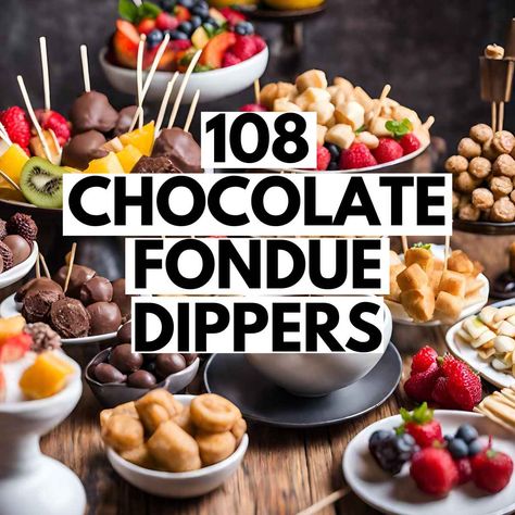 Looking for the perfect accompaniments for your chocolate fondue? Explore our delightful Chocolate Fondue Dippers selection and elevate your dessert game. Homemade Chocolate Fondue, At Home Chocolate Fondue, Fondue Dessert Bar Party Ideas, Dessert Fondue Dippers, Fondue Chocolate Dippers, Chocolate Fondue Valentines Day, Charcuterie Board Fondue, Christmas Chocolate Fondue Board, Fondue Display Ideas