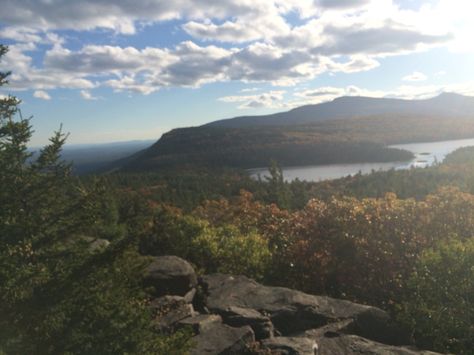 Thomas Cole painted this view from Sunset rock of Northlake Southlake back when the Catskill Mountain House stood on the bluff to the east. It's still one of the greatest views in the Catskills. The Catskills, Catskill Mountains, Mountain House, Hudson Valley, Great View, The East, Vision Board, Natural Landmarks, Travel