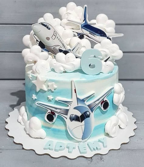 Plane Cake Ideas, Plane Cakes For Boys, Airplane Cakes For Boys, Airplane Cake Ideas, Plane Birthday Cake, Cartoon Cake Design, Aeroplane Cake, Planes Birthday Cake, Easter Desserts Cake