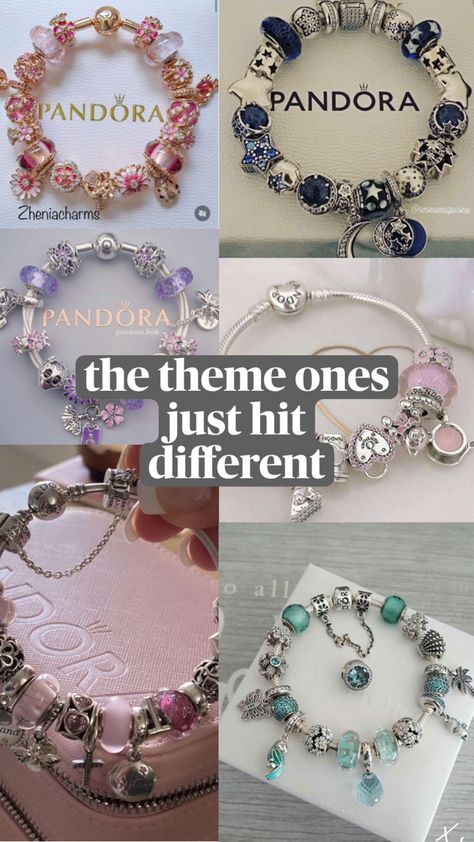 i love them all, but the themed ones😫 Pandora Bracelet Theme Ideas, Bracelet Theme Ideas, Pandora Bracelet Charms Ideas, Bracelet Charms, Pandora Bracelet Charms, Theme Ideas, Pandora Bracelet, Charm Bracelet, Charms