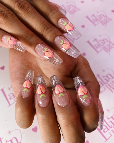 Designed Nails, White Almond Nails, Peach Nails, Nail Polish Trends, Almond Shape Nails, Creative Nail Designs, Wedding Nails For Bride, Nail Art Wedding, Ballerina Nails