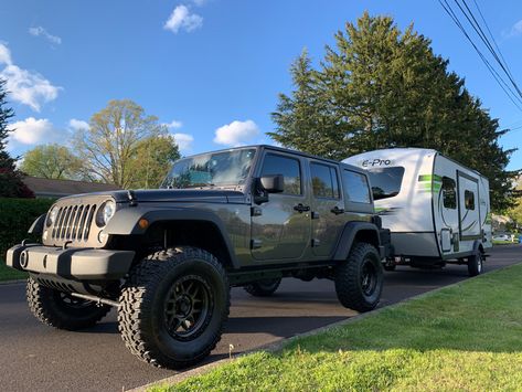 Why We Chose A Jeep Wrangeler And Camper For Road Tripping No Boundaries Camper, Wrangler Camper, Jeep Wrangler Camper, Jeep Camper, Jeep Concept, Small Travel Trailers, Small Trailer, Small Campers, Living On The Road