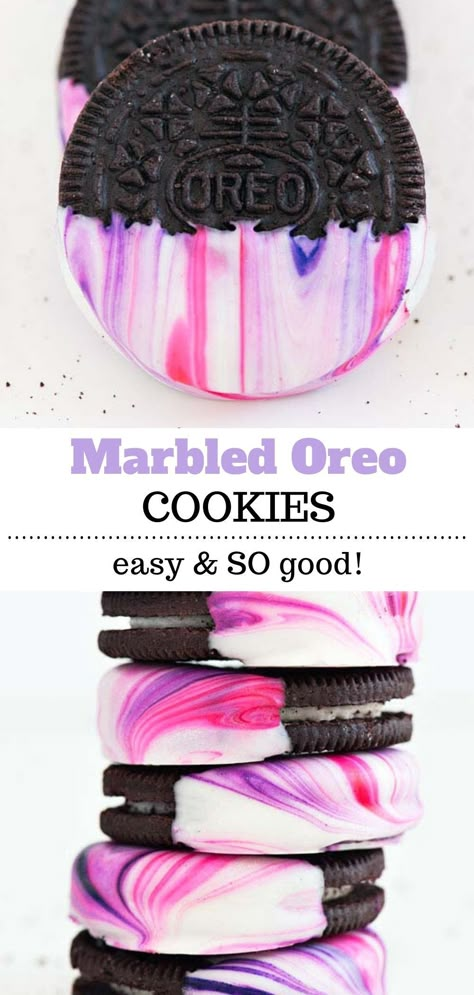 Chocolate Dipped Oreos Birthday, Marbled Chocolate Covered Oreos, Chocolate Dipped Valentine Treats, Dipped Oreos Birthday, Covered Oreos How To Make, Chocolate Dipped Desserts, Dipped Cookies Ideas, Chocolate Covered Oreos Valentine, Chocolate Covered Oreos Ideas