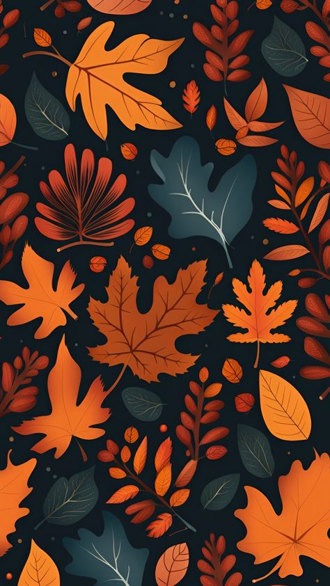 Easy Thanksgiving Table Decor, Thanksgiving Wallpapers, Fall Leaves Pattern, Napkin Folding Ideas, Autumn Patterns, Table Decor Thanksgiving, Autumn Wallpapers, Fall Backgrounds Iphone, Table Decorations Ideas