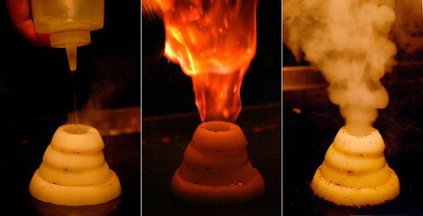 Hibachi Onion Volcano... My favorite part of the show..AWESOME!!! Onion Volcano, In The Rain, My Favorite Part, Volcano, Fine Dining, Lava Lamp, The Rain, How To Make An, The City