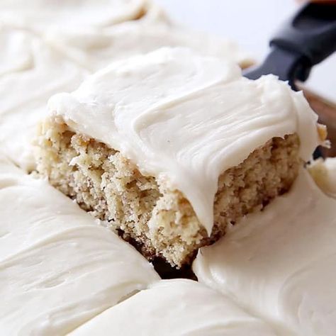 Cream Cheese Frosted Banana Bars, Best Banana Bars With Cream Cheese Frosting, Banana Cream Cheese Bars, Banana Bars No Sour Cream, Banana Bars With Cream Cheese Frosting Easy, Banana Bread Bars Recipe, Best Banana Bars Ever, Cream Cheese Frosting For Banana Bread, Banana Bread Bars With Cream Cheese