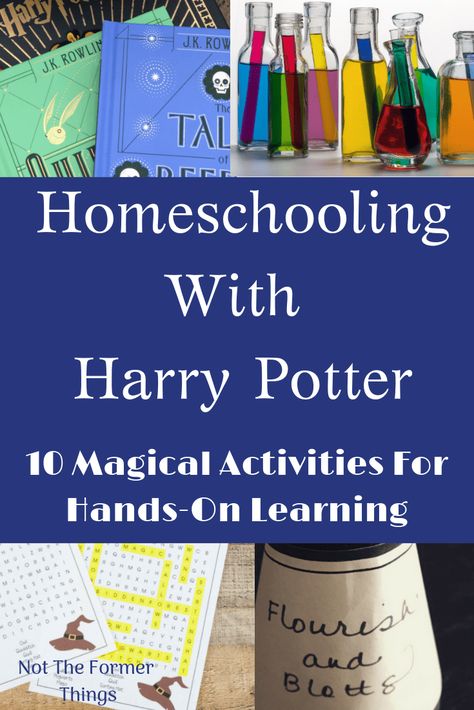 Harry Potter Unit Study Free, Harry Potter Unit Study, Harry Potter Lessons, Harry Potter Classes, Harry Potter Activities, Homeschooling Activities, Design Learning, Harry Potter School, Harry Potter Classroom