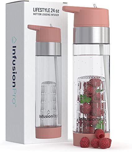 Amazon.com: Infusion Pro Fruit Infuser Water Bottle with Straw Lid 24 oz : Flip-Up Water Bottle Straw : Insulated Sleeve & Fruit Infusion Water eBook : Bottom Loading Water Infuser for More Flavor - Kauai Sunset : Sports & Outdoors Fruit Infuser Water Bottle, Infuser Water Bottle, Clean Water Bottles, Fruit Infused Water Bottle, Drinking Water Bottle, Filtered Water Bottle, Portable Water Bottle, Infused Water Bottle, Fruit Infused Water