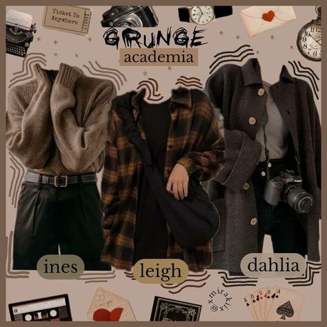 Grunge Academia, Dark Academia Grunge, Academia Aesthetic Outfit, Dark Academia Outfits, Dark Academia Outfit, Dark Academia Style, Dark Academia Clothes, Academia Clothes, Academia Outfits