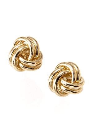 CANDELA 14K Yellow Gold Knot Earrings Gold Knot Earrings, Knot Stud Earrings, Knot Studs, Knot Earrings, Love Knot, Christmas Wish, Christmas Wish List, Dream Jewelry, Gold Studs