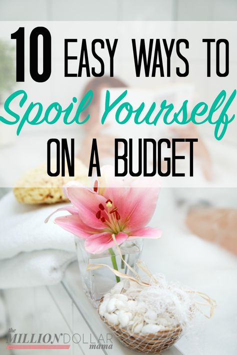 Frugal ways to pamper yourself! As a busy mom, you're constantly finding yourself pulled in so many directions. It's so important that you practice self-care and look after yourself, too! Click through to find out 10 budget-friendly ways to pamper yourself. Ways To Treat Yourself, Pampering Routine, Money Frugal, Living On A Budget, Pamper Yourself, Frugal Living Tips, Spoil Yourself, Frugal Tips, Look After Yourself