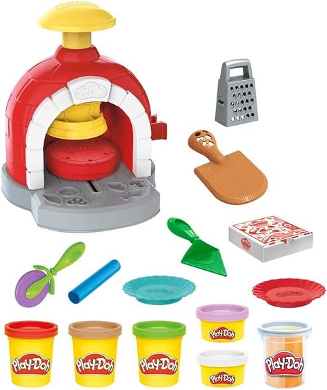 #playdoh #toddler #toddlerlife #toddleractivity #toddlermom #amazon #amazonaffiliatelink Hasbro Play Doh, Kids Play Dough, Play Doh Kitchen, Lego Disney Princess, Four A Pizza, Cooking Toys, Food Tool, Play Food Set, Play Pretend