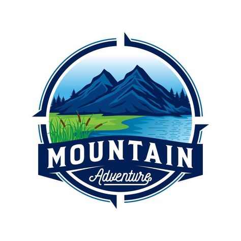 Mountains logo design vector template Mountains Logo, Mountain Logos, Vector Template, Logo Designs, Design Vector, Vector Art, Vector Free, Logo Design, Clip Art