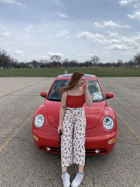 Beetle Car Photoshoot, Beetle Photoshoot, Car Photoshoot, Girl Car, Beetle Car, Vw Beetle, Car Girls, Vw Beetles