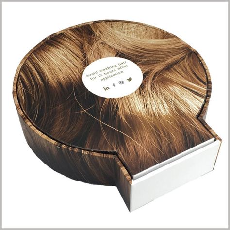 Exquisite gift packaging for hair extension boxes | Wigs boxes Hair Box Packaging Design, Hair Extension Packaging Boxes, Hair Extension Packaging Ideas, Wig Packaging Ideas, Accessories Packaging Ideas, Products Packaging Ideas, Creative Product Packaging, Hair Extension Packaging, Hair Accessories Packaging