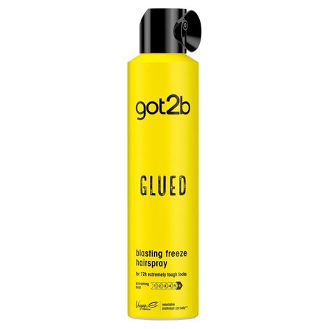 Got2b Glued Hairspray, Blasting Freeze Spray, Strong Hold Hairspray for Up to 72 Hours https://poundgrow.co.uk/product/got2b-glued-hairspray/ Got 2b, Got2b Glued, 72 Hours, Glue, Hold On, Hair Care, Frozen, Spray, Hair