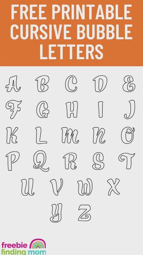 Free Printable Cursive Bubble Letters Alphabet Handwriting fonts logos #handwrit Font #font Fonts #fonts Bubble Font #bubblefont Bubble Fonts #bubblefonts 10.440 Cursive Bubble Letters, Fonts Bubble, Bubble Letters Alphabet, Alphabet Handwriting, Font Bubble, Bubble Font, Font Letters, Bullet Journal Font, Journal Fonts