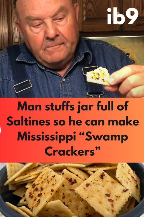 He’s got a deceptively simple recipe for spicing up your cracker snacking that brings on a whole world of flavor, and maybe just a little heat, too. Cracker Pie Recipe Saltine, Cornbread Crackers, Mini Saltine Cracker Recipes, Swamp Crackers Recipe, Saltine Crackers Recipe, Saltine Crackers Seasoned, Dill Saltine Cracker Recipes, Mini Saltine Cracker Recipes Seasoned, Saltiness Cracker Recipes